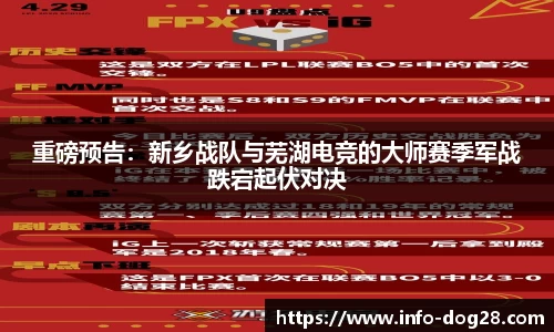 重磅预告：新乡战队与芜湖电竞的大师赛季军战跌宕起伏对决